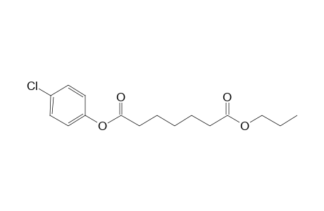 Pimelic acid, 4-chlorophenyl propyl ester