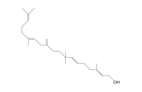(2E,6E,13E)-3,8,8,14,18-pentamethyl-11-methylene-1-nonadeca-2,6,13,17-tetraenol
