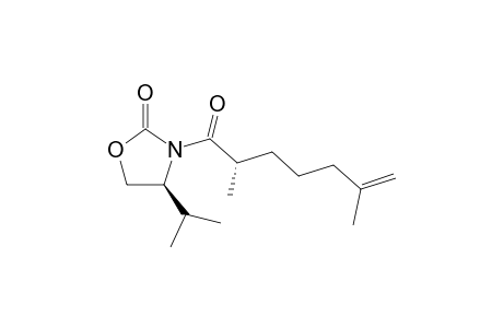 (4S,2'S)-4-Isopropyl-2,6-dimethyl-6-heptenoyl)oxazolidin-2-one