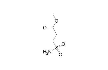 3-Sulfonamidopropanoic acid, methyl ester