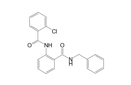 N-benzyl-2-[(2-chlorobenzoyl)amino]benzamide