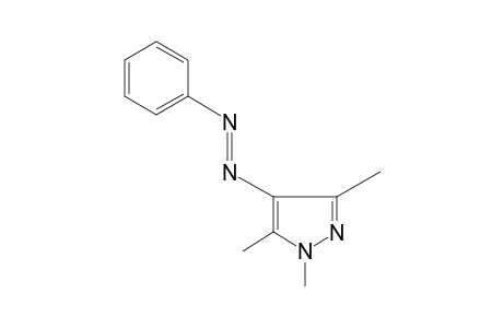 4-(phenylazo)-1,3,5-trimethylpyrazole