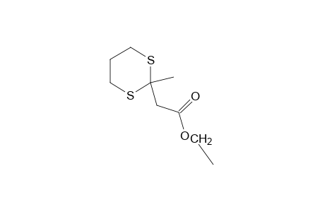 2-methyl-m-dithiane-2-acetic acid, ethyl ester