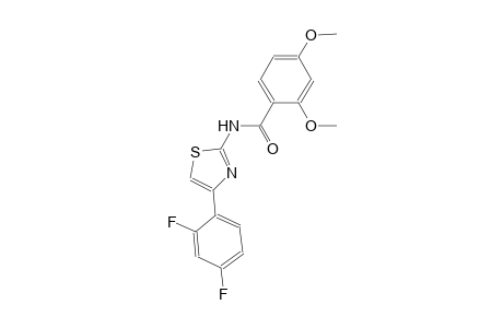 N-[4-(2,4-difluorophenyl)-1,3-thiazol-2-yl]-2,4-dimethoxybenzamide