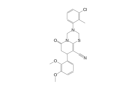 2H,6H-pyrido[2,1-b][1,3,5]thiadiazine-9-carbonitrile, 3-(3-chloro-2-methylphenyl)-8-(2,3-dimethoxyphenyl)-3,4,7,8-tetrahydro-6-oxo-