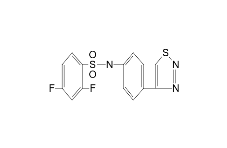 2,4-difluoro-4'-(1,2,3-thiadiazol-4-yl)benzenesulfonanilide