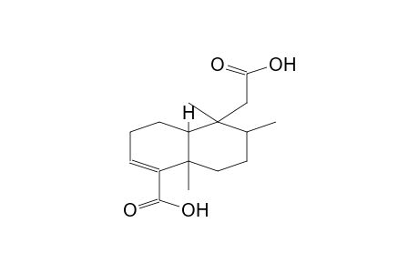 1-NAPHTALENEACETIC ACID, 5-CARBOXY-1,2,3,4,4a,7,8,8a-OCTAHYDRO-1,2,4a-TRIMETHYL-