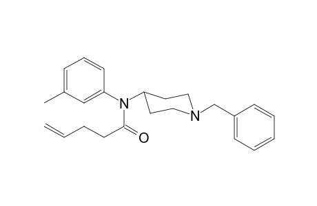 N-(1-Benzylpiperidin-4-yl)-N-(3-methylphenyl)penten-4-amide