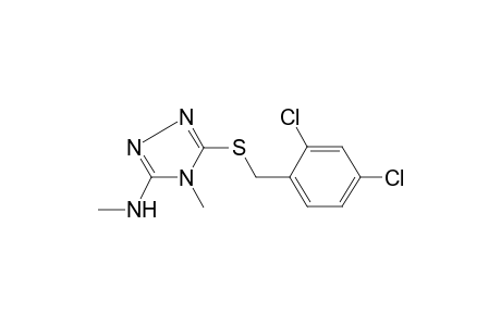 [5-(2,4-Dichloro-benzylsulfanyl)-4-methyl-4H-[1,2,4]triazol-3-yl]-methyl-amine