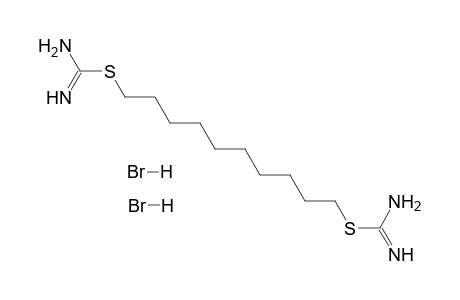 2,2'-decamethylenebis[2-thiopseudourea], dihydrobromide