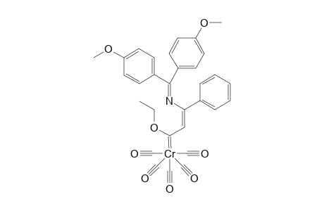 <(2Z)-3-{ [ bis(4'-Methoxyphenyl)methylene] amino}-1-ethoxy-3-phenyl-2-propenylidene> pentacarbonyl chromium