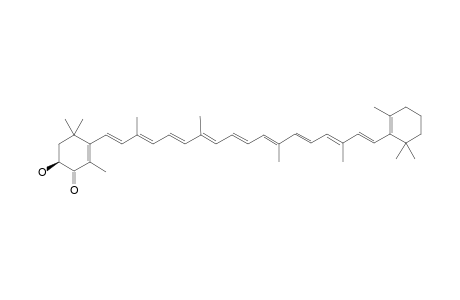 .beta.,.beta.-Caroten-4-one, 3-hydroxy-, (3S)-