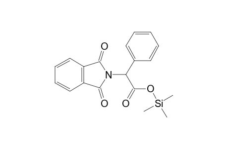 2-Phthalimido-2-phenylacetic acid, tms derivative