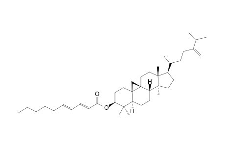 24-METHYLENECYCLOARTANYL-2'-E,4'-E-DECADIENOATE