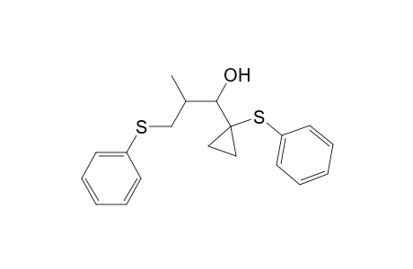 Cyclopropanemethanol, .alpha.-[1-methyl-2-(phenylthio)ethyl]-1-(phenylthio)-