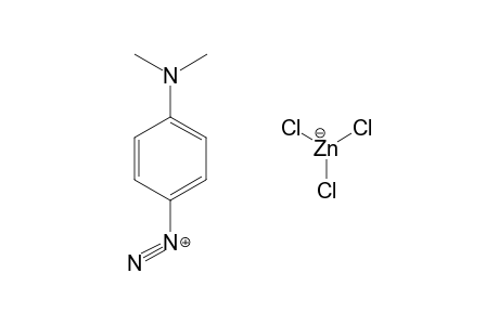 p-(dimethylamino)benzenediazonium chloride, compound with zinc chloride (1:1)