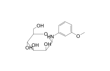 2-(hydroxymethyl)-6-[(3-methoxyphenyl)amino]oxane-3,4,5-triol