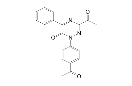 3-Acetyl-1-(4-acetylphenyl)-5-phenyl-1H-[1,2,4]triazin-6-one