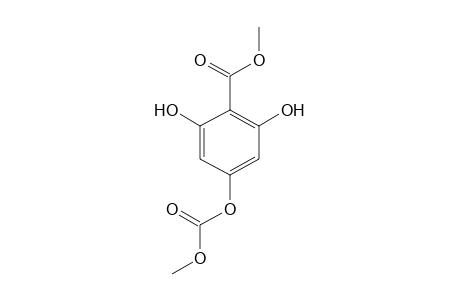 carbonic acid, methyl ester, 4-ester with methyl 2,4,6-trihydroxybenzoate