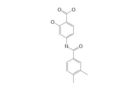 4-(3,4-dimethylbenzamido)salicylic acid