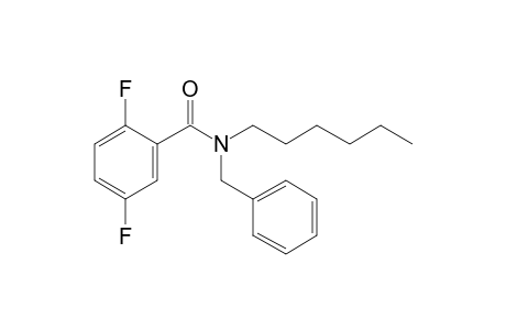 Benzamide, 2,5-difluoro-N-benzyl-N-hexyl-