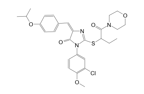 4H-imidazol-4-one, 3-(3-chloro-4-methoxyphenyl)-3,5-dihydro-5-[[4-(1-methylethoxy)phenyl]methylene]-2-[[1-(4-morpholinylcarbonyl)propyl]thio]-,