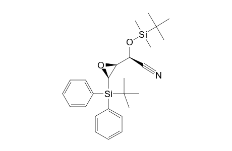 (2R*,3S*,4S*)-2-(TERT.-BUTYLDIMETHYLSILYLOXY)-4-(TERT.-BUTYLDIPHENYLSILYL)-3,4-EPOXYBUTANENITRILE