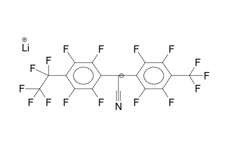 LITHIUM (4-PENTAFLUOROETHYLTETRAFLUOROPHENYL)(4'-TRIFLUOROMETHYLTETRAFLUOROPHENYL)CYANOMETHANATE