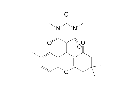 1,3-Dimethyl-5-(3,3,7-trimethyl-1-oxo-2,3,4,9-tetrahydro-1H-xanthen-9-yl)-pyrimidine-2,4,6(1H,3H,5H)-trione