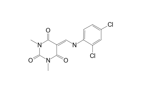 Pyrimidine-2,4,6(1H,3H,5H)-trione, 5-(2,4-dichlorophenylaminomethylene)-1,3-dimethyl-