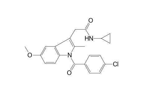 2-[1-(4-chlorobenzoyl)-5-methoxy-2-methyl-1H-indol-3-yl]-N-cyclopropylacetamide