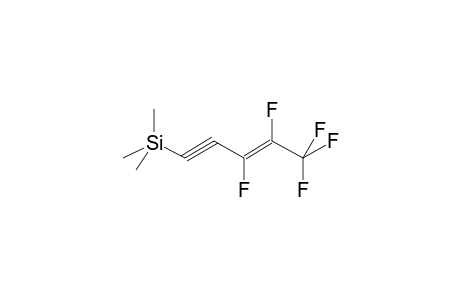 (E)-3,4,5,5,5-PENTAFLUORO-1-TRIMETHYLSILYL-3-PENTEN-1-YNE