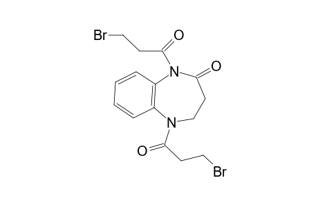 1,5-Di(3-bromopropanoyl)-2,3,4,5-tetrahydro-1H-1,5-benzodiazepin-2-one