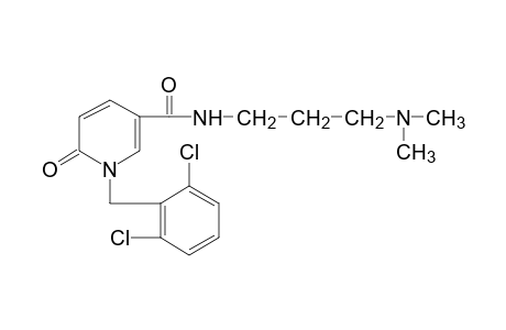 1-(2,6-DICHLOROBENZYL)-1,6-DIHYDRO-N-[3-(DIMETHYLAMINO)PROPYL]-6-OXONICOTINAMIDE