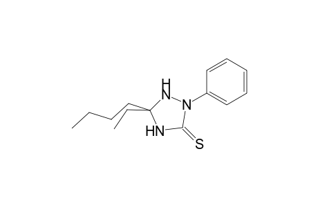 5-Butyl-5-ethyl-2-phenyl-[1,2,4]triazolidine-3-thione