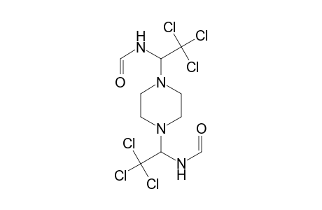 Formamide, N,N'-[1,4-piperazinediylbis(2,2,2-trichloroethylidene)]bis-