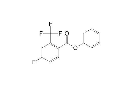 4-Fluoro-2-trifluoromethylbenzoic acid, phenyl ester