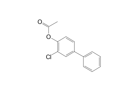 4-Hydroxy-3-chlorobiphenyl, acetate