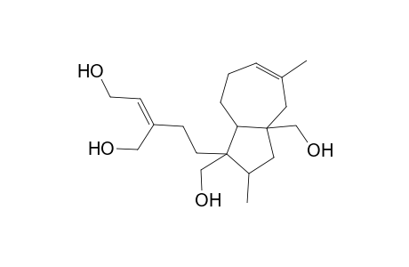 (2Z)-2-(2-[1,3a-Bis(hydroxymethyl)-2,5-dimethyl-1,2,3,3a,4,7,8,8a-octahydro-1-azulenyl]ethyl)-2-butene-1,4-diol