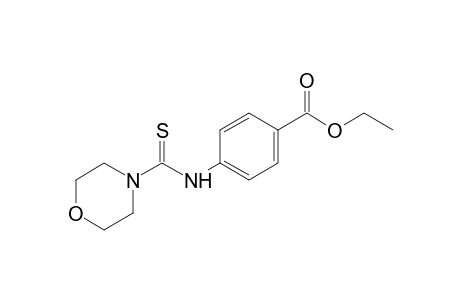 p-[(morpholino)thiocarboxamido]benzoic acid, ethyl ester