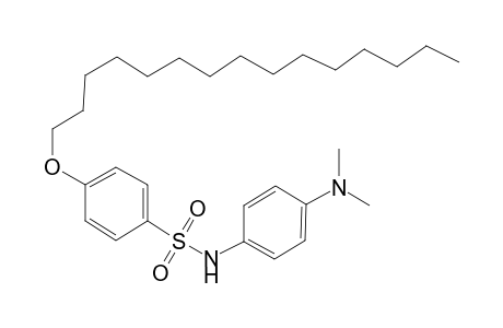 N-(4-dimethylamino-phenyl)-4-pentadecyloxy-benzenesulfonamide