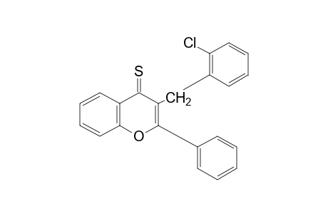 3-(2-CHLOROBENZYL)-4-THIOFLAVONE