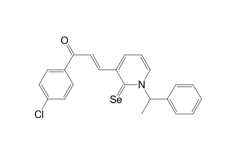 (E)-1-(4-chlorophenyl)-3-[1-(1-phenylethyl)-2-selanylidene-3-pyridinyl]-2-propen-1-one