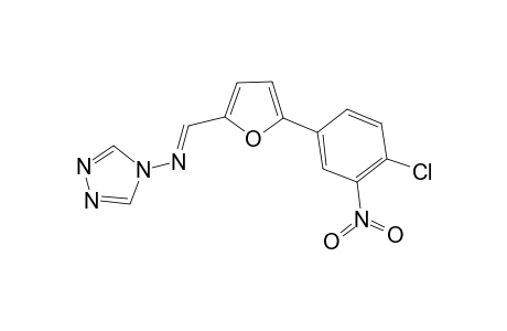 N-((E)-[5-(4-Chloro-3-nitrophenyl)-2-furyl]methylidene)-4H-1,2,4-triazol-4-amine