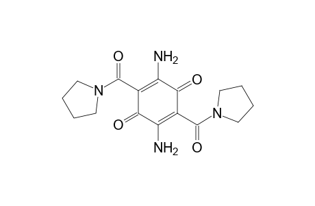 2,5-bis(azanyl)-3,6-bis(pyrrolidin-1-ylcarbonyl)cyclohexa-2,5-diene-1,4-dione