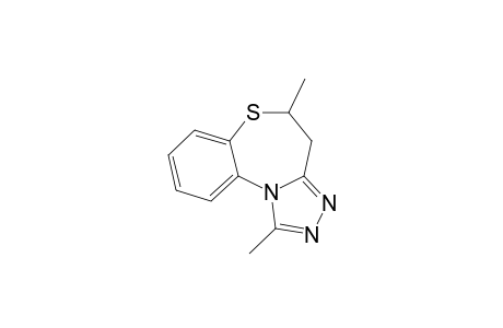 4,5-DIHYDRO-1,5-DIMETHYLS-TRIAZOLO-[3,4-D]-[1,5]-BENZOTHIAZEPINE;MAJOR-ISOMER