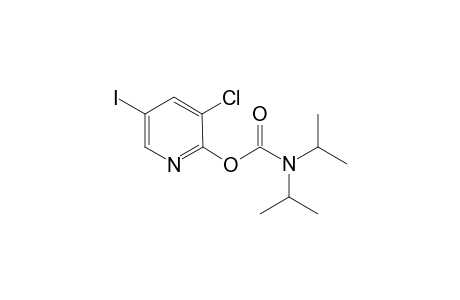 N,N-diisopropyl-3-chloro-5-iodo-2-pyridyl O-carbamate