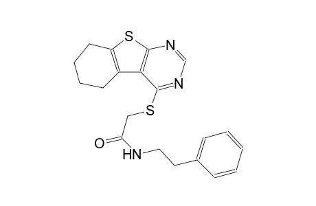 acetamide, N-(2-phenylethyl)-2-[(5,6,7,8-tetrahydrobenzo[4,5]thieno[2,3-d]pyrimidin-4-yl)thio]-
