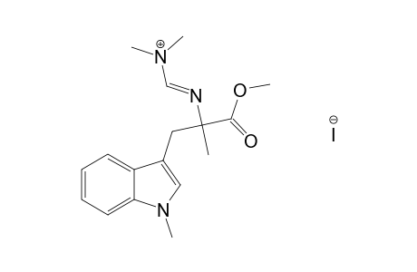 ALPHA-N(A)-DIMETHYL-N(B)-DIMETHYLAMINO-METHYLENE-TRYPTOPHAN-METHYLESTER;HYDRIODIDE