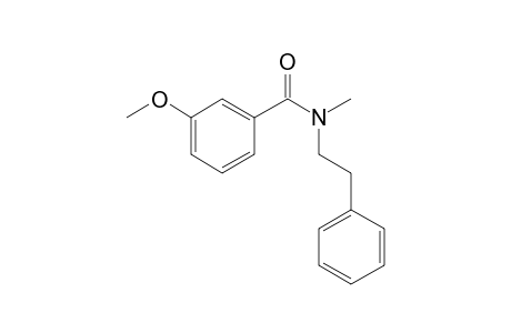 m-Anisoyl amide, N-(2-phenylethyl)-N-methyl-